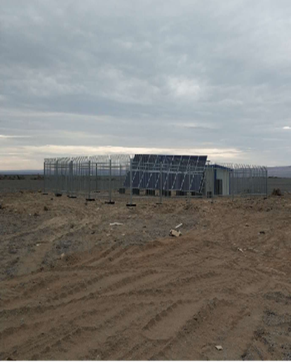 Sistema solare off-grid da 3-5kVA del posto di guardia di frontiera dello Xinjiang