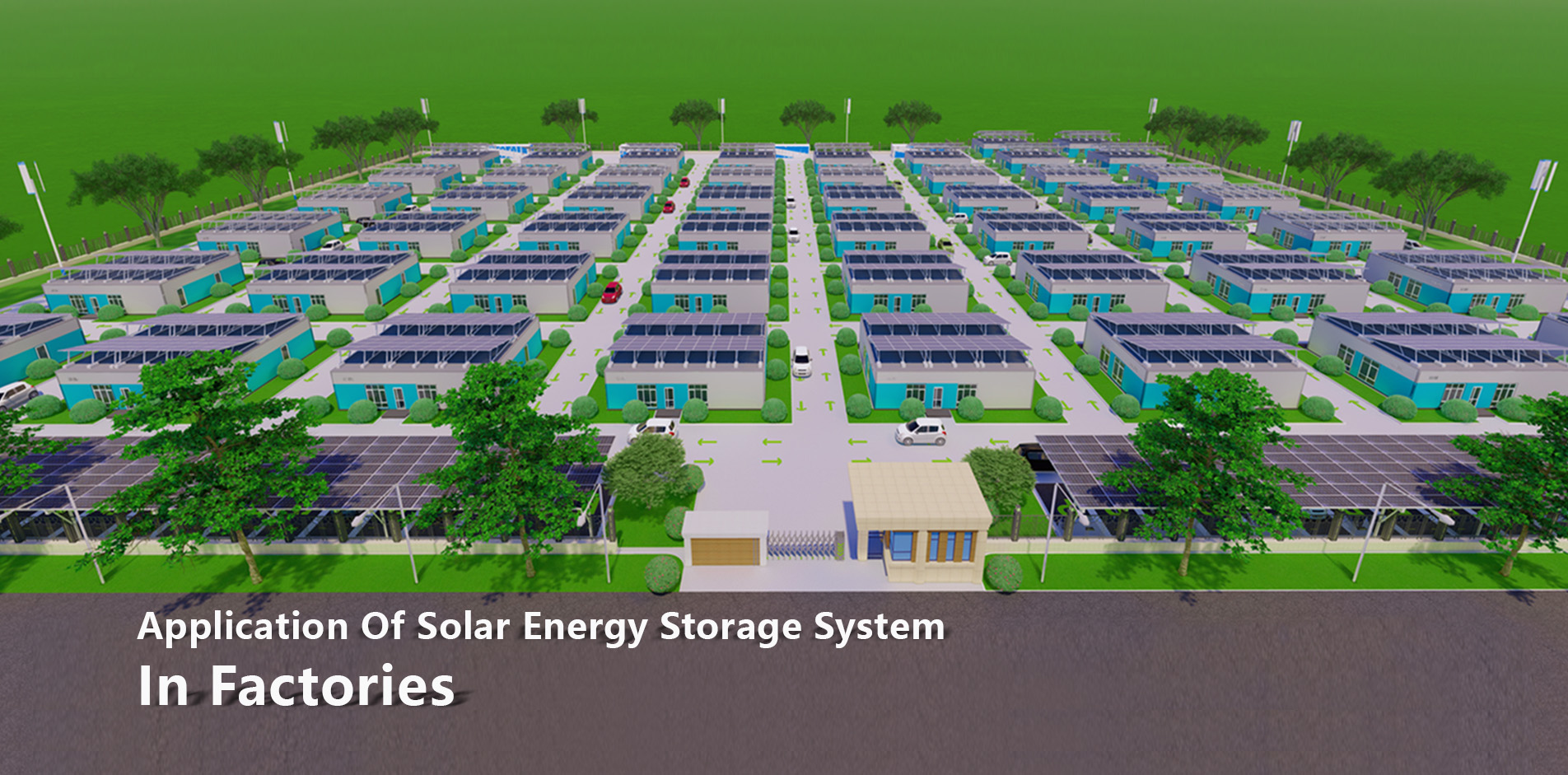 sistema di accumulo di energia solare nelle aree minerarie